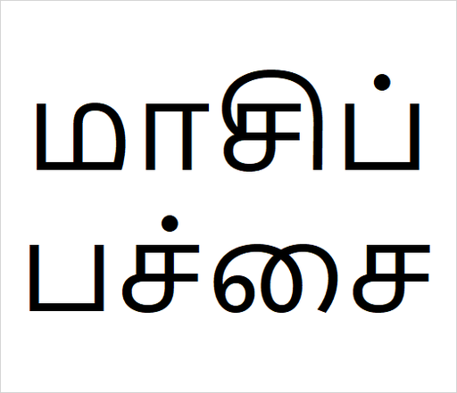 [மாசிப்பச்சை] Maasi patchai